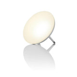 Medisana LT 500 daglichtlamp wit met warmwit licht op tafel