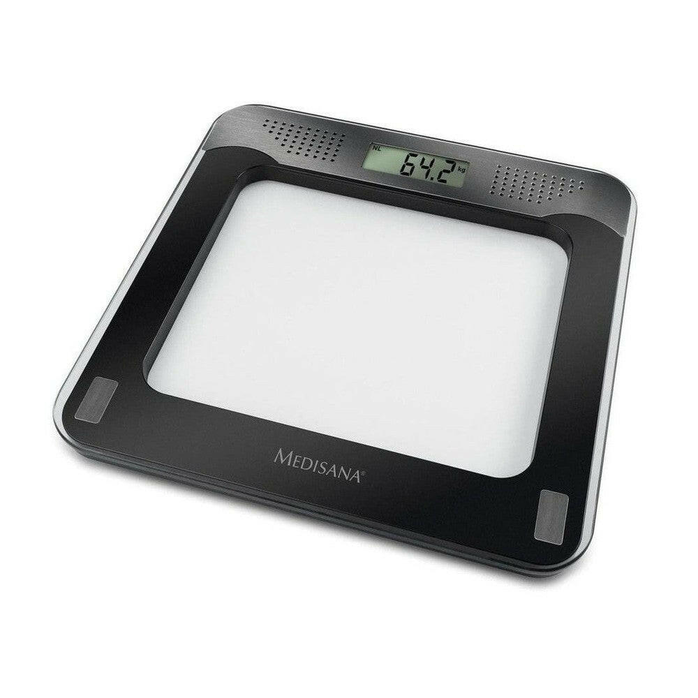 Medisana PS 416 personenweegschaal met LCD-display en luidsprekers voor Nederlands gewicht