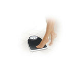 Medisana retro analoge personenweegschaal zwart met antislip oppervlak