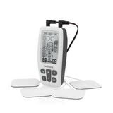 Medisana TT 200 elektrotherapie met stekkers en vier witte elektroden