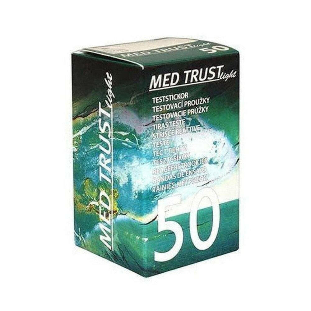 MedTrust Light glucose teststrips verpakking 50 stuks voor Wellion Calla Light