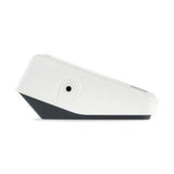 Zijprofiel witte Microlife BP B3 AFIB bovenarmbloeddrukmeter met gladde afwerking