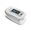 Close-up Microlife OXY 210 saturatiemeter met helder OLED-scherm en blauwe indicator