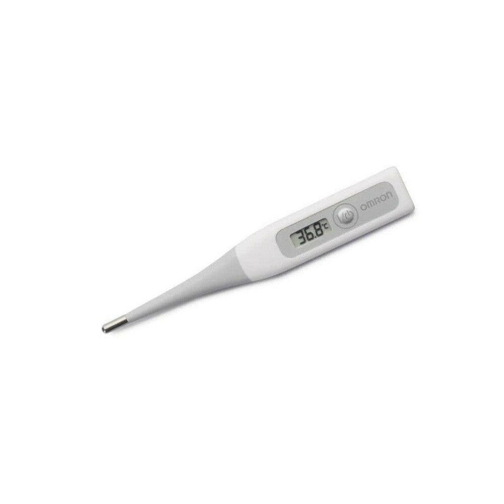 Slanke Omron FlexTemp Smart koortsthermometer in diagonale houding
