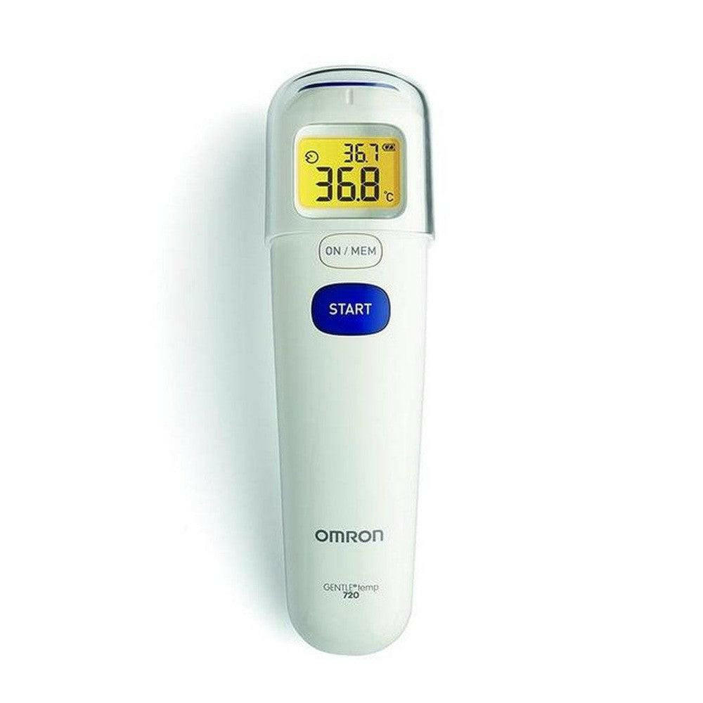 Omron Gentle Temp MC720 contactloze thermometer in ergonomisch wit ontwerp