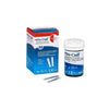 On Call GK Dual ketonen teststrips verpakking met 25 strips en codechip