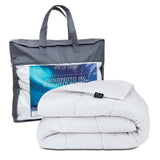 Gestikte geruite verzwaringsdeken met Polar Night label en tas