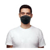 Ribcap mondkapje 2-laags, zwart (1 stuks) - RIB98242-Shopvoorgezondheid