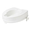 SecuCare witte toiletverhoger zonder klep met klemmechanisme