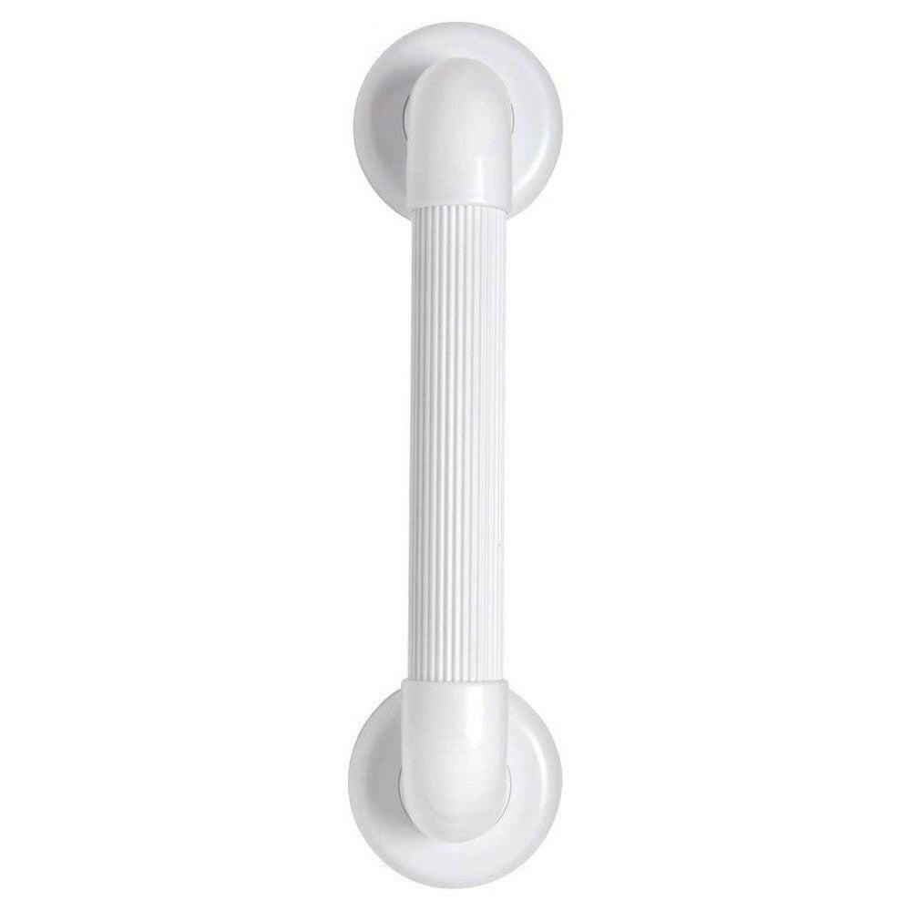 SecuCare witte wandbeugel Basic met geribbelde kunststof greep voor extra grip