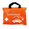 Oranje Smileplus auto EHBO-koffer met handgreep en DIN13164 certificaat