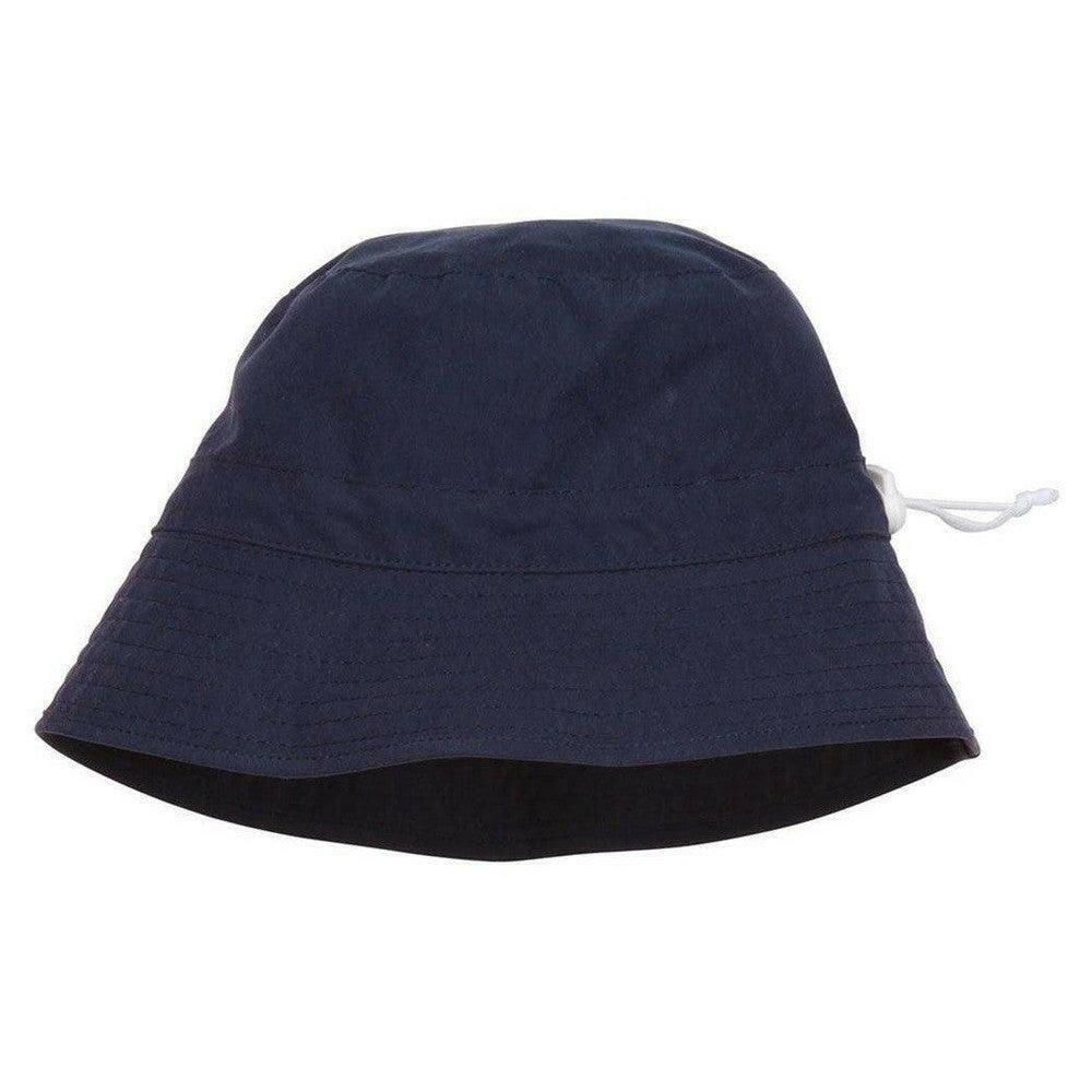 Snapper Rock navy UV-zonnehoedje bucket-stijl met trekkoord