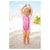 Snapper Rock UV-zwemkleding met rits en korte mouwen (Feathers) - SNA766G-0-Shopvoorgezondheid