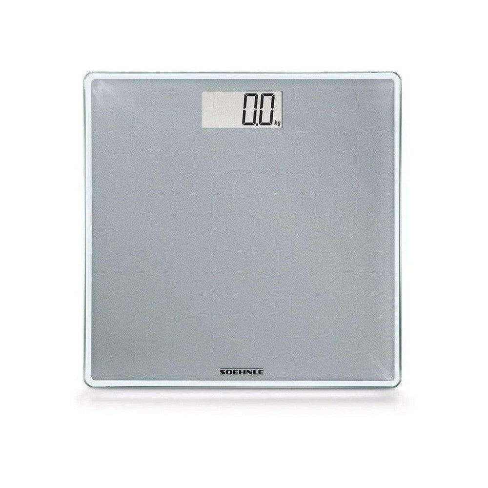 Soehnle Style Sense Compact 300 digitale personenweegschaal zilver mat glas