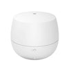 Witte aroma diffuser met power symbool en bovenste nevelopening