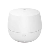 Witte aroma diffuser met power symbool en bovenste nevelopening