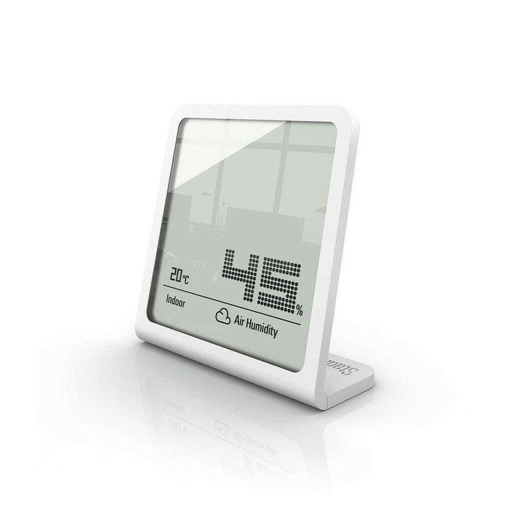Stadler Form Selina witte hygrometer met digitale temperatuur- en luchtvochtigheidsdisplay