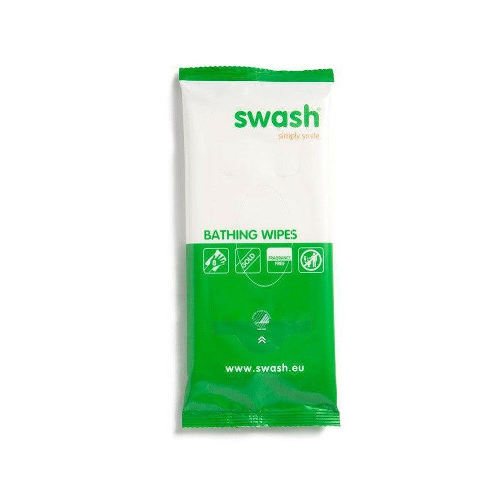 Swash Gold Wipes wasdoekjes ongeparfumeerd verpakking 8 stuks