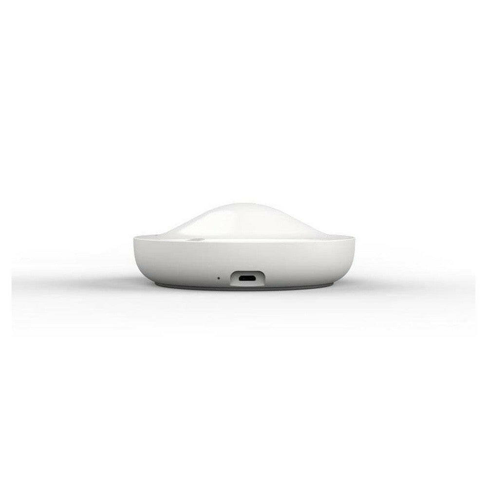 Zijaanzicht witte Terraillon Dreamer slaaptrainer met USB-C poort en statuslampje