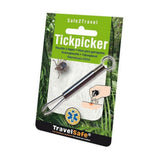 TravelSafe Safe2Travel Tickpicker tekentang verpakking met roestvrijstalen tang voor veilige tekenverwijdering