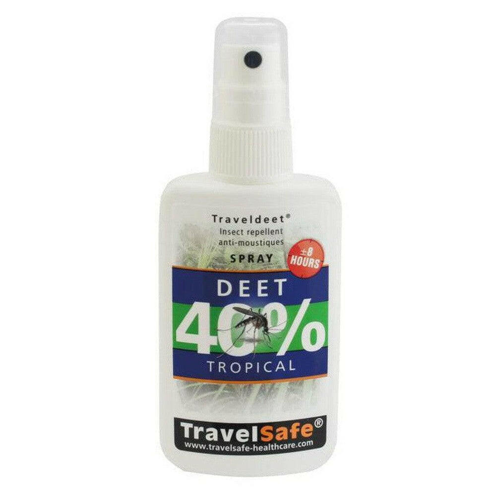 TravelSafe TravelDeet 40% insectenwerende spray 60 ml voor tot 8 uur bescherming