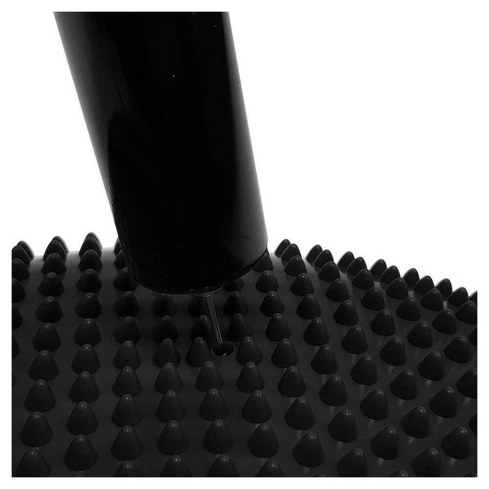Tunturi Air Stepper Pad zwart close-up met ingebracht opblaasventiel