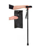 Vitility Derby opvouwbare wandelstok (zwart) - VIT91060-Shopvoorgezondheid