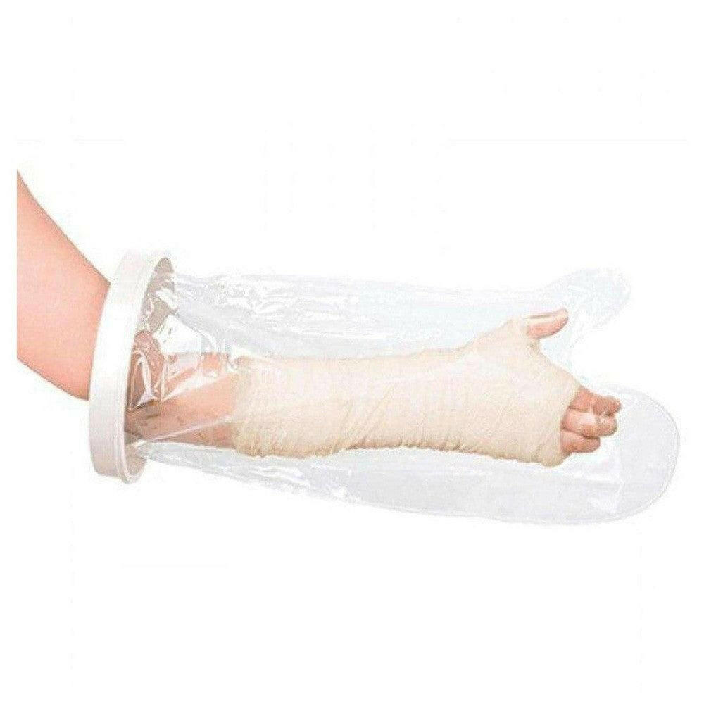 Vitility douchehoes arm half met gipsverband, transparant en waterdicht