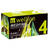 verpakking Wellion Medfine Plus pennaalden 4 mm 100 stuks groene kleurcodering